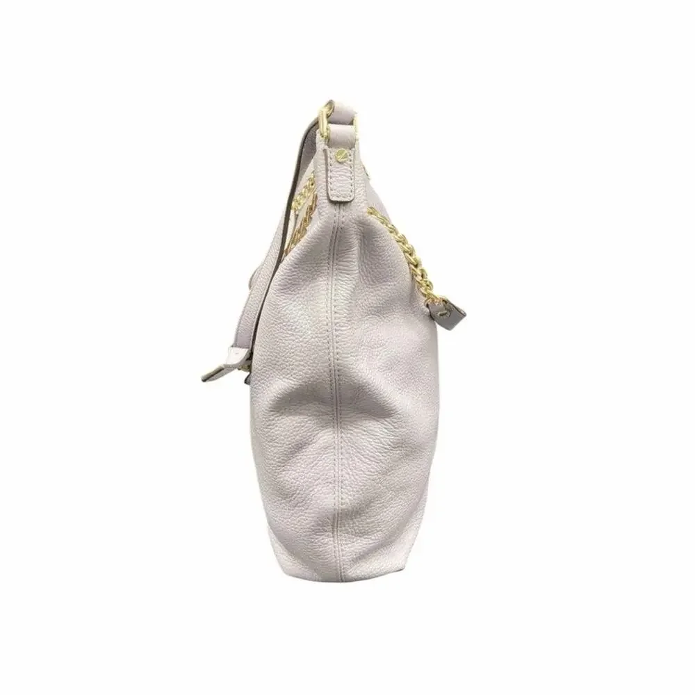 Michael Kors Jet Set Chain Large Pebbled Leather Shoulder Bag - Lilac - Picture 5 of 8